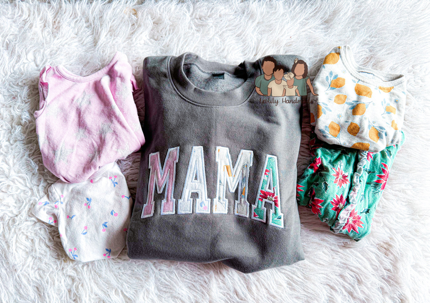 Mama Appliqué Crewnecks