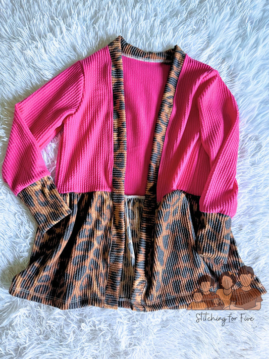 7t ruffle cardigan