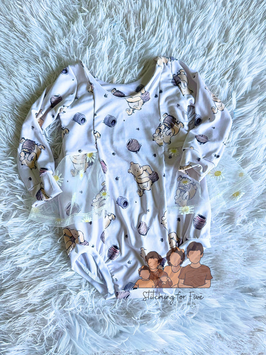 6m violet romper