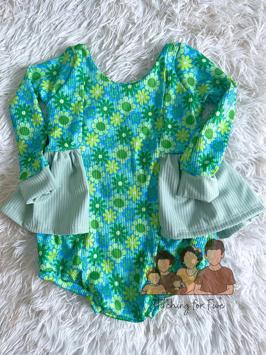 2t violet romper